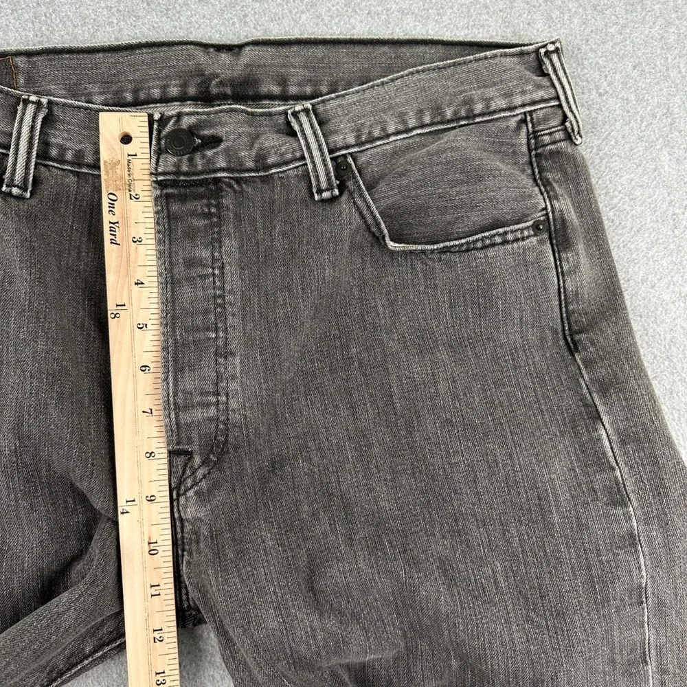 Levis‎ Jeans Mens 36x30 Gray 501 XX Original Fit Button Fly Straight Leg Denim